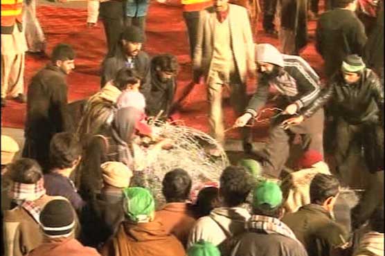 Long marchers move towards D Chowk