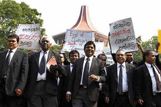 Bar boycotts Sri Lanka new chief justice