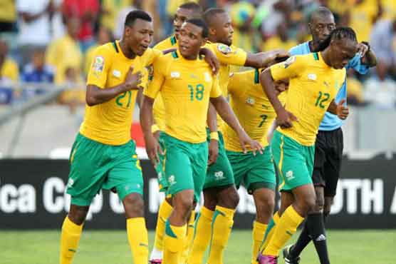 Football: Hosts South Africa well placed to reach last eight