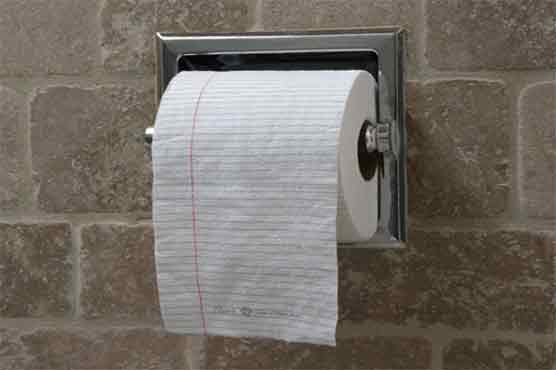 Toilet paper for school students only on request 