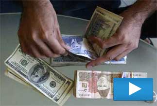 Rupee falls to record Rs100 to a dollar in interbank market
