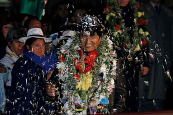 Bolivia's Morales arrives home after plane flap