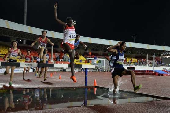 Athletics: Jebet, Wang set Asian meet records