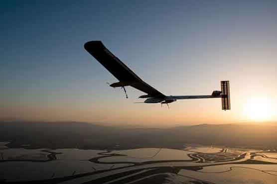 Solar powered plane finishes journey, lands in NYC 