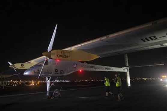 Solar plane lands in New York, completing US journey