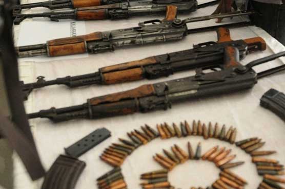 Huge cache of arms recovered, 3 criminals nabbed 
