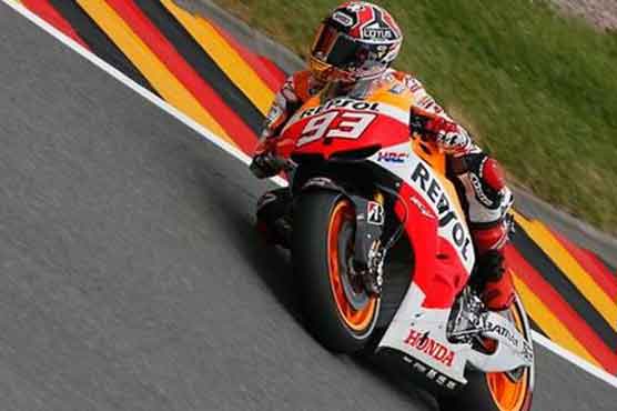 Motorcycling: Marquez on pole in Germany 