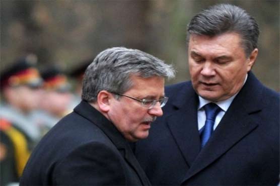 Ukrainian man smears Polish president with egg attack 