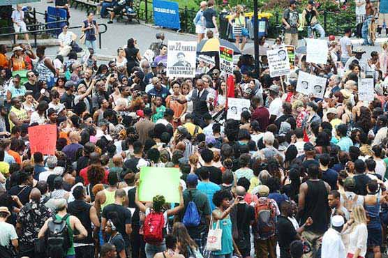 Hundreds protest in New York over Zimmerman acquittal