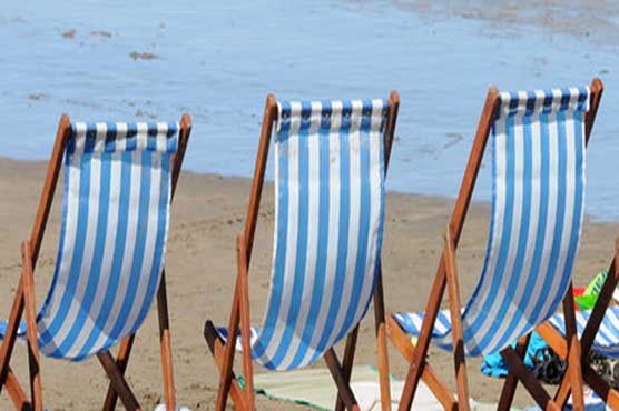 Woman gets trapped in deckchair for whole day 