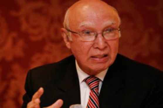 Sartaj Aziz to visit Afghanistan on Sunday
