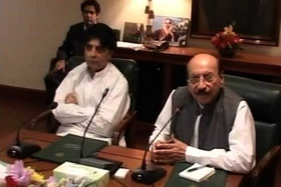 Nisar determined to restore Karachi peace
