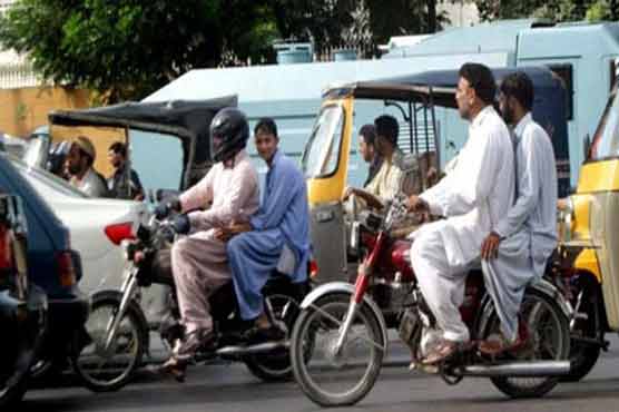 Pillion riding ban fails to decrease crimes in Karachi