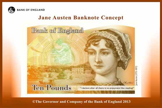 Novelist Jane Austen to grace England’s 10 pound note: BoE  