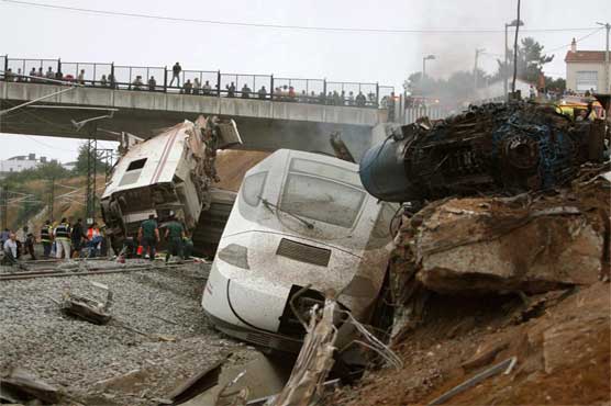 Police detain Spain train crash driver as suspect