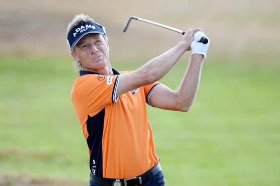 Langer takes 3-shot lead at Senior British Open