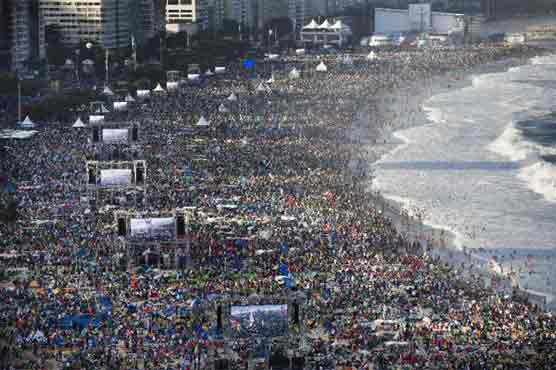 Pope wraps up historic trip as millions attend Copacabana Mass 