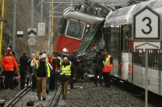 Several injured in Swiss train collision
