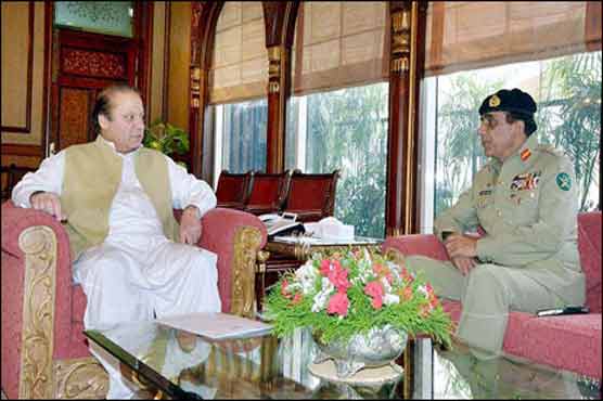 PM consults COAS, DG ISI over Kerry's visit