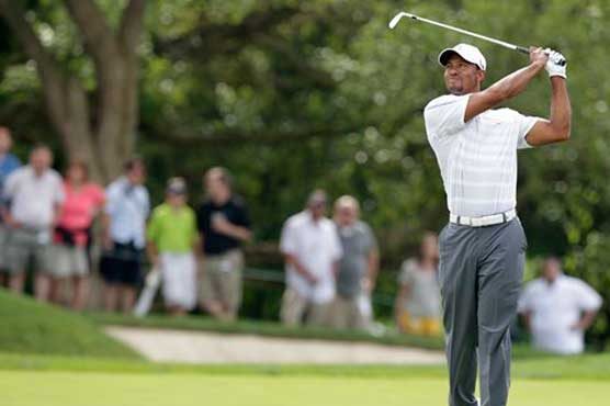 Woods has highest 9-hole score of career 