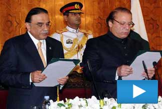 Nawaz takes oath as PM
