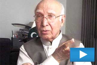 Working on new policy to stop drone attacks: Sartaj Aziz