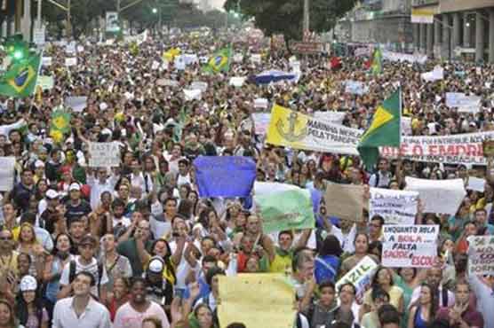 Brazil hit by largest protests