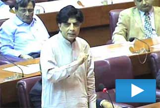 Ch Nisar terms Gabol's statement as contempt of parliament 