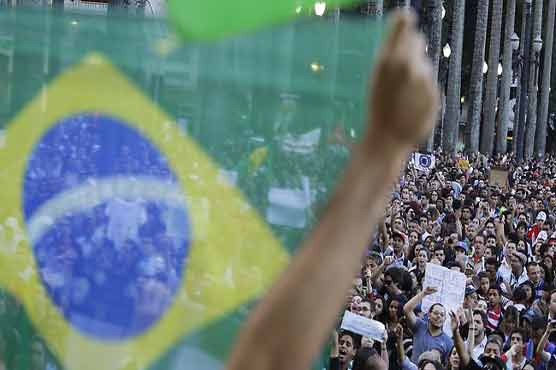 Brazil protesters vent rage at govt corruption