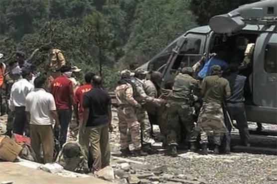 Indian army: bad weather hampering rescue efforts
