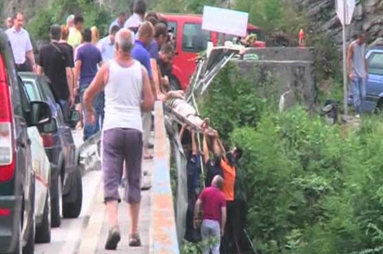 At least 13 dead in bus crash in Montenegro