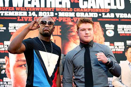 Mayweather, Alvarez start 11-city tour in NYC