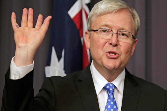 Kevin Rudd sworn in as Australian prime minister