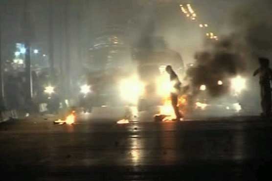 Karachi: Protest against police operation staged