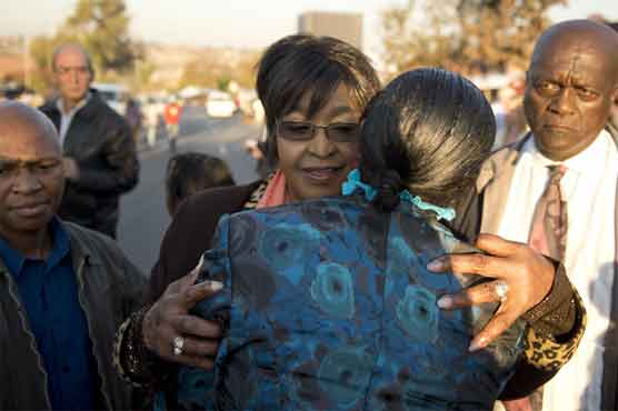 Mandela is showing improvement, says ex wife