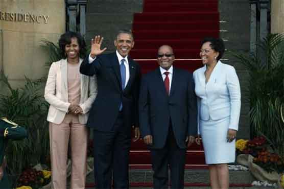 Obama tells leaders to follow Mandela's example 