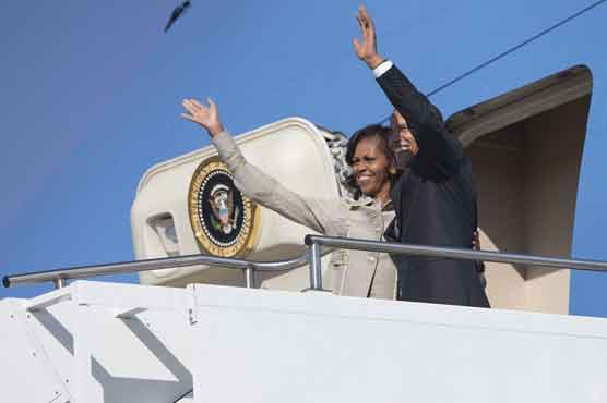 First family touring Mandela's island prison 