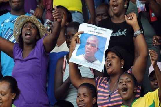 SAfrica: Memorial held for man dragged to death by police