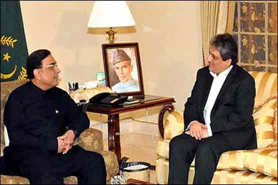 President Zardari calls on Sindh Governor