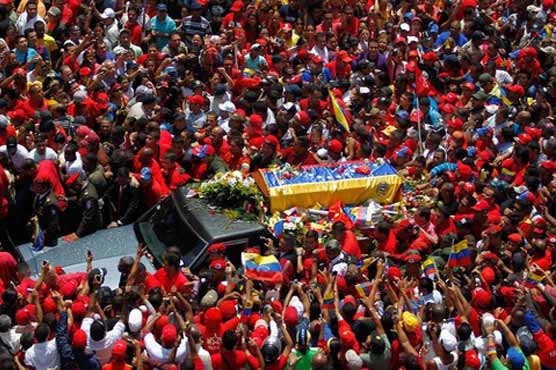 World leaders gather for Chavez funeral 