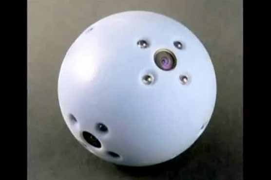 Camera ball bounces in for a closer look