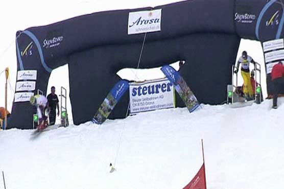 Marguc, Engeli win gold at snowboard World Cup