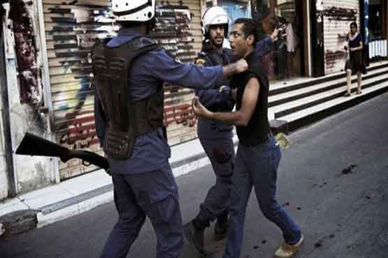 2 Bahrain police sentenced in protester death