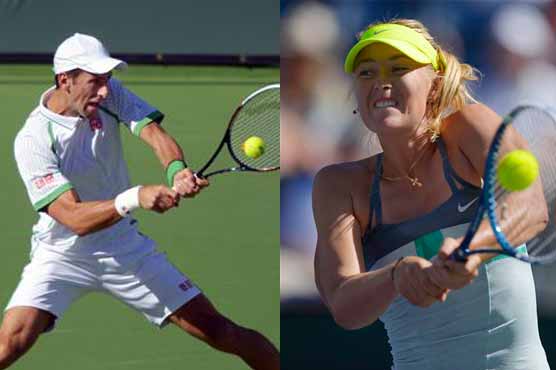 Djokovic, Sharapova win at Indian Wells