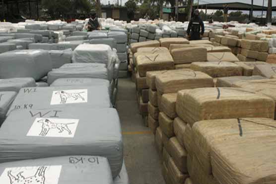 Mexican police seize 9 tons of marijuana, weapons