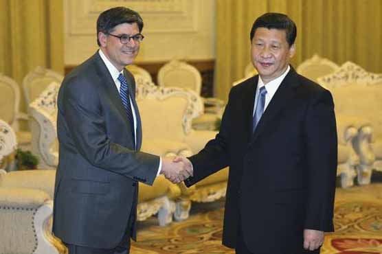 Chinese President Xi meets US treasury secretary