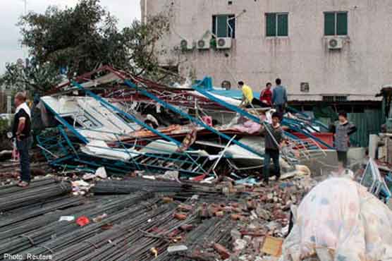 24 die as hailstones hit China