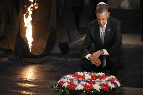 Obama visits Bethlehem's Nativity Church