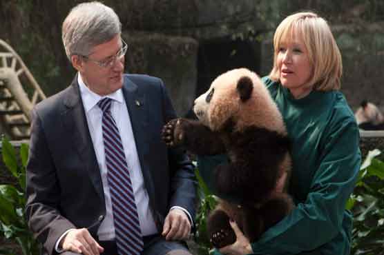 Canada's PM welcomes pandas for China 
