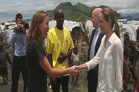 Angelina Jolie, William Hague visits Rwanda